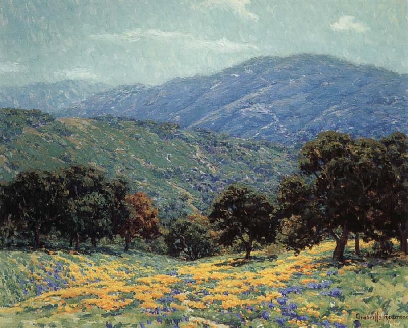 Granville Redmond Flowers Under the Oaks oil painting picture